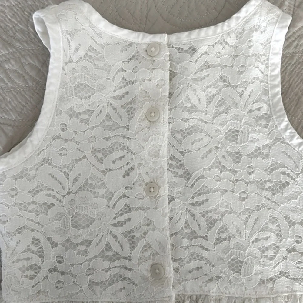 Carter’s Dress White Lace Fabric Size 2T